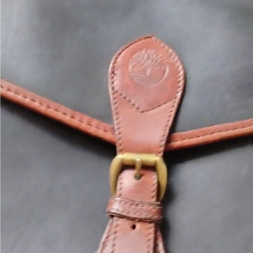 TIMBERLAND LEATHER SACHEL BAG vintage - Picture 2 of 10